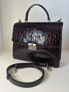 BRAHMIN Simone Satchel Berry Dante Purse Top Handle Shoulder Crossbody & Wallet - Picture 1 of 14