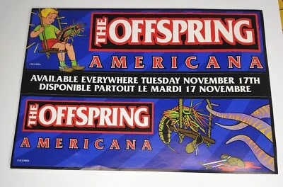 The Offspring Americana Sticker Original Vintage Store Promo 1998 - Image 1 of 2