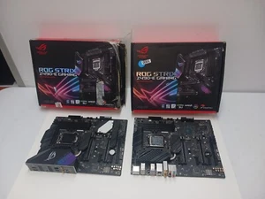 2X LOT 2 ASUS ROG STRIX Z490-E Gaming Motherboards 10th gen "NOT WORKING +BAD " - Picture 1 of 11