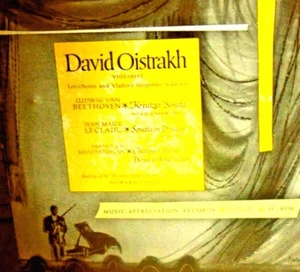 DAVID OISTRAKN / JEAN MARIE LECLAIR/ ARAM ILICH KHACHATURIAN LP - Picture 1 of 1