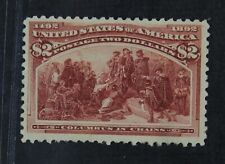 CKStamps: US Stamps Collection Scott#242 $2 Columbian Unused H Regum