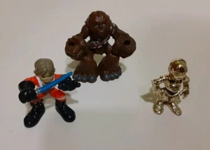 Star Wars lot of 3 Action Figure Lot Galactic Heroes Hasbro LFL 2001 2.5" - Picture 1 of 8