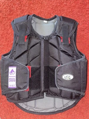 USG Sicherheitsweste Body Protector Vest Child Enfants Size CS Black Level 3 - Bild 1 von 4