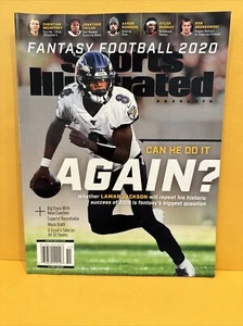 Revista Sports Illustrated Fantasy Football 2020 Lamar Jackson Baltimore Ravens - Imagen 1 de 2