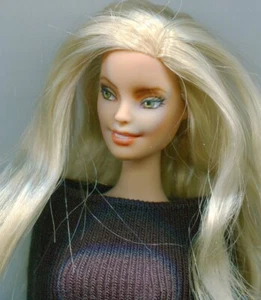 OOAK Custom Art Puppe Nachlackierung Barbie Sammlerkopf nur JL Biel #7 Genf - Bild 1 von 13