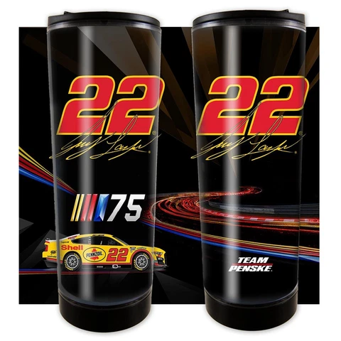 Joey Logano 2023 Plastic 14oz Tumbler Travel Mug Cover