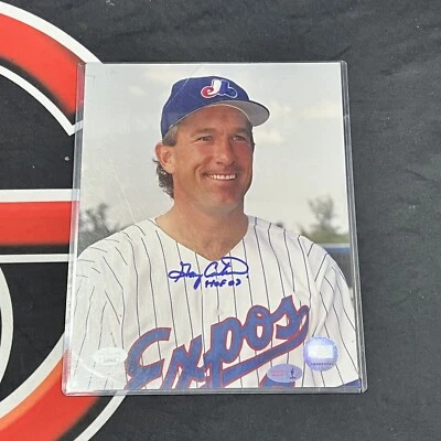 Gary Carter Signed Photo 8x10 Autograph Montreal Expos Baseball HOF JSA COA - Image 1 of 4