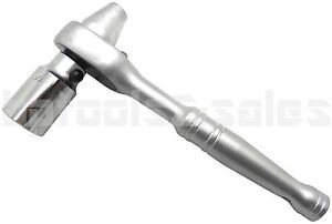 Pro 1/2" Scaffold Ratchet 7/8" DR. 6-Point Socket Ratchet Wrench Hammer Tip Tool