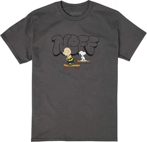 Peanuts Men'S Charlie Brown and Snoopy Skateboard Adventure Adult Graphic Short - Picture 1 of 12