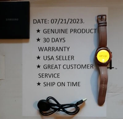 Samsung Galaxy Watch 3 SM-R850 41mm Mystic Bronze, WiFi/Bluetooth/GPS Smartwatch - Image 1 of 4