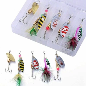 Fishing Lure Spinnerbaits 5Pcs Kit for Trout, Bass, Salmon (Sougayilang) - Picture 1 of 8