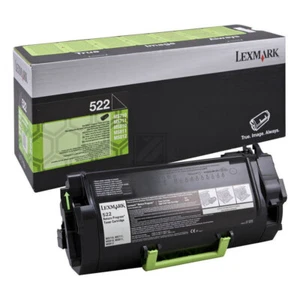 Toner original Lexmark noir 522 black 52D2000 MS810 MS811 MS812 neuf C - Photo 1/1