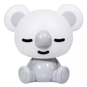 Koala Luz de Noche Niños Bebé Ambiente Lámpara LED Regulable Bunny Gris NUEVO - Imagen 1 de 4