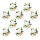 10-pack Artificial Flower Bouquets Wedding Flower Balls for Centerpieces Decor