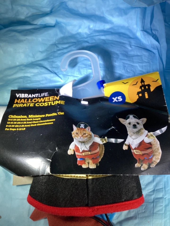 Disfraz de perro pirata Vibrant Life talla XS Foto 1 de 3