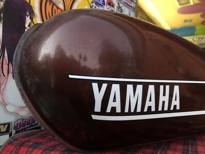 1976 Yamaha XS650 Gas Tank 1974 1976 1977 1978 1979 584-24110-01-02 - Image 1 of 4