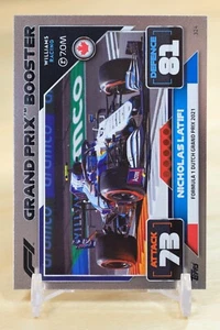 2022 Topps F1 Turbo Attax Silver Foil #324 Nicholas Latifi - Grand Prix Booster - Picture 1 of 2