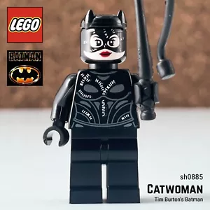 ๐ LEGO Catwoman sh0885/sh885 Minifigure Tim Burton's Batman Dc Super Heroes - Foto 1 di 8