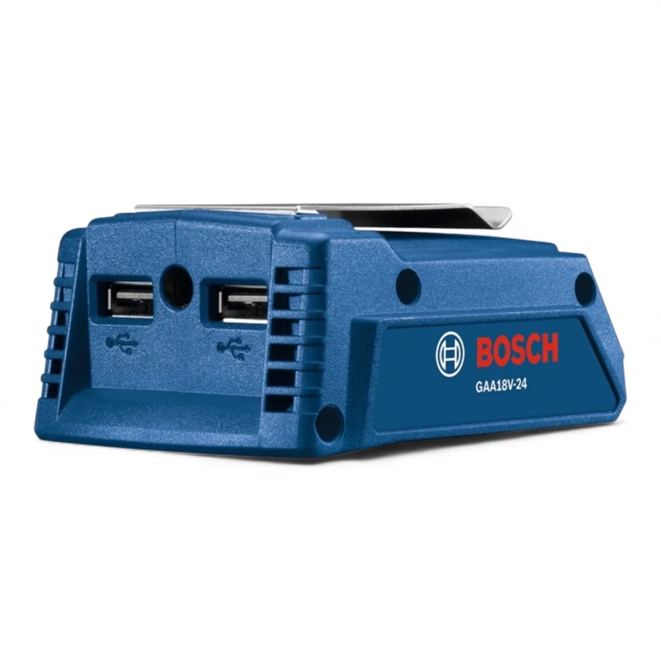 Bosch 18V литиевый аккумулятор адаптер питания для USB электроники GAA18V-24 - новый - T1 - Изображение 1 из 4