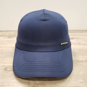 Mission Mütze Kappe tailliert Herren Einheitsgröße marineblau Leistung sportlich Laufen - Bild 1 von 8