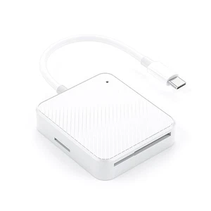 4 in 1 USB-C M2 SD SM XD Card Reader Compact Flash Reader Memory Card Adapter - Afbeelding 1 van 12
