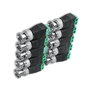 CCTV Video Male Metal BNC Connector For Cameras Monitors DVR Cards Recorders - Picture 1 of 9