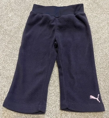 Calça de lã estilo atlético casual roxa super fofa Puma tamanho 12M - Imagem 1 de 3