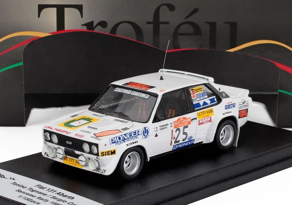 1/43 TROFEU - FIAT - 131 ABARTH (night version) N 25 RALLY SANREMO 1980 TFRRIT01 - Immagine 1 di 1