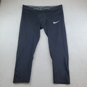 Nike Pro Dri-FIT Tights Mens 4XL Black Compression Pants BV5643-010 Training - Picture 1 of 22