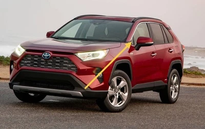 2019-2025 TOYOTA RAV4 ПЕРЕДНЯЯ ЛЕВАЯ БОКОВАЯ ДВЕРЬ ФИКСИРОВАННОЕ ОКОННОЕ СТЕКЛО OEM 68126-0R050 - Изображение 1 из 4