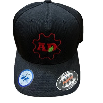 AD - Sombrero Flexfit Negro, Fresco y Seco, Nuevo Sin Etiquetas Foto 1 de 3