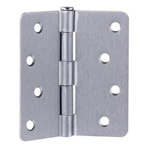 Bowery Hill Stainless Steel Door Hinge-Brushed Chrome 4" 5/8"9-Pack - Picture 1 of 3