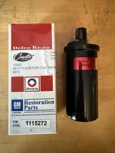 Ignition Coil Delco Remy GM Restoration Parts GM Prt# 1115272 for 68-71 Corvette - Picture 1 of 3