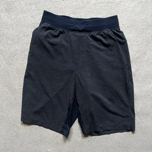 Pantalones Cortos Lululemon Para Hombre Extra Pequeños Azul Cordón Elastizados Rendimiento Atlético - Imagen 1 de 10