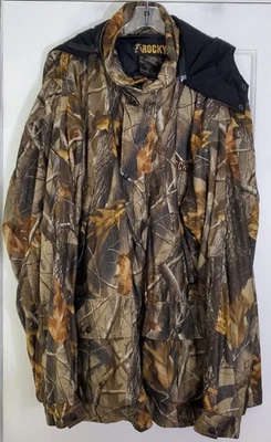 Rocky Mens ProHunter Hardwoods Realtree Camo Insulated Parka Jacket - Size XXXL - Image 1 of 4