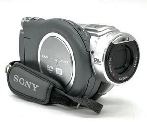 Sony Handycam DCR-DVD405 Mini DVD Camcorder TESTED 3MP Wide LCD w/Blank DVD-R - Picture 1 of 15