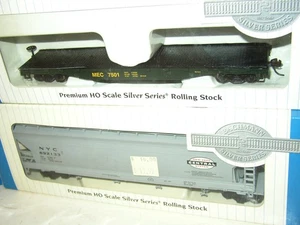Tolva de flujo central Bachmann Silver Series NYC 56' Maine Flat Car 17523 17335 - Imagen 1 de 2