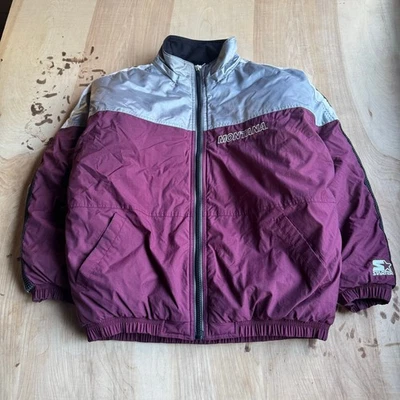 Starter Athletic Puffer Jacket Montana State Univerwsity Vintage Size Large - Image 1 of 4