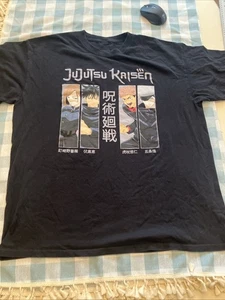 Yuhito Kojo Gojo Satoru T-Shirt Collection Shi Schwarz XL Größe Jujutsu Ka - Bild 1 von 6