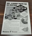 1954 Diamond T Truck Ad Tilt-Cab Mack Diesel