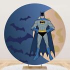 Round Batman Happy Birthday Party Photography Backdrop Background Baby Shower