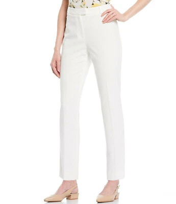 Alex Marie Mujer Nuevo $79 Calce Recto Marfil Pantalones Pantalones 6 S Pequeño Nuevo con Etiquetas Foto 1 de 4