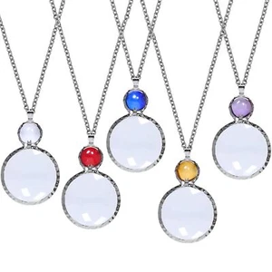 Magnifying Glass Necklace10x Monocle Glasses Loupe Magnifier Necklace with Lo... - Picture 1 of 8