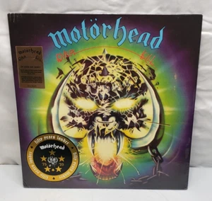 Motorhead 'Overkill' (50th Anniversary) LP Turquoise & Blue Splatter *New Sealed - Picture 1 of 4