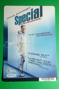 SPECIAL MICHAEL RAPAPORT COVER ART MINI POSTER BACKER CARD (NOT a movie)