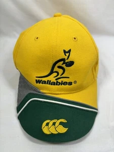 Vintage Australia 2007 Rugby World Cup Wallabies Gold Baseball Cap - Bild 1 von 4