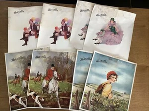 Collection Of 8 Genuine Vintage Harrods Cracker Labels Advertising Christmas 1 - Picture 1 of 23