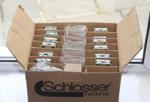 12er Karton Schlosser Technik Achsen Flaggenscharniere, 23mm Rabatt, weiß - HIN-0023-AXWH - Bild 1 von 6