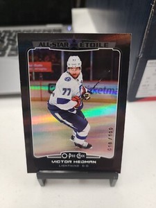 2022-23 UD O-Pee-Chee OPC All-Stars Base Rainbow Black #515 Victor Hedman # /100