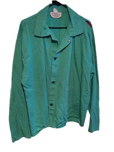 Flammhemmende Jacke grün Schweißen - Westex Progear/FR-7A leichter Druckknopf/2XL - Bild 1 von 6